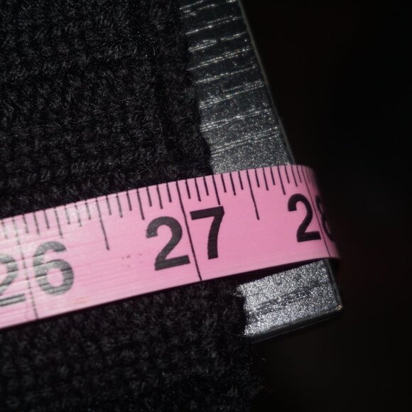 Vintage 90s Worsted Wool Mohair Chunky Knit Turtleneck Sweater - Picture 6 of 7